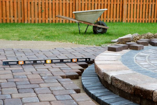 Patio Brick Installation in Poulsbo